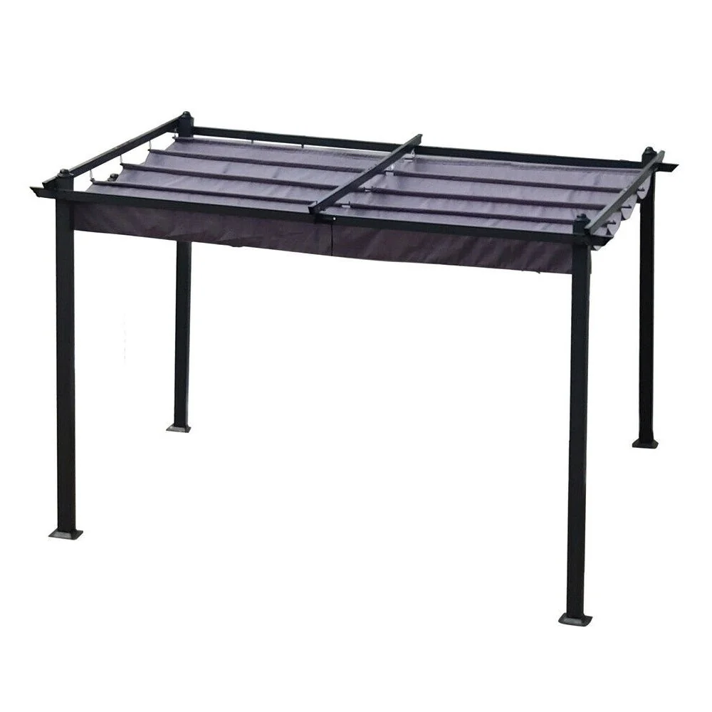 [10x13FT] Premium Outdoor Patio Retractable Pergola With Canopy (97201864) - Image 7