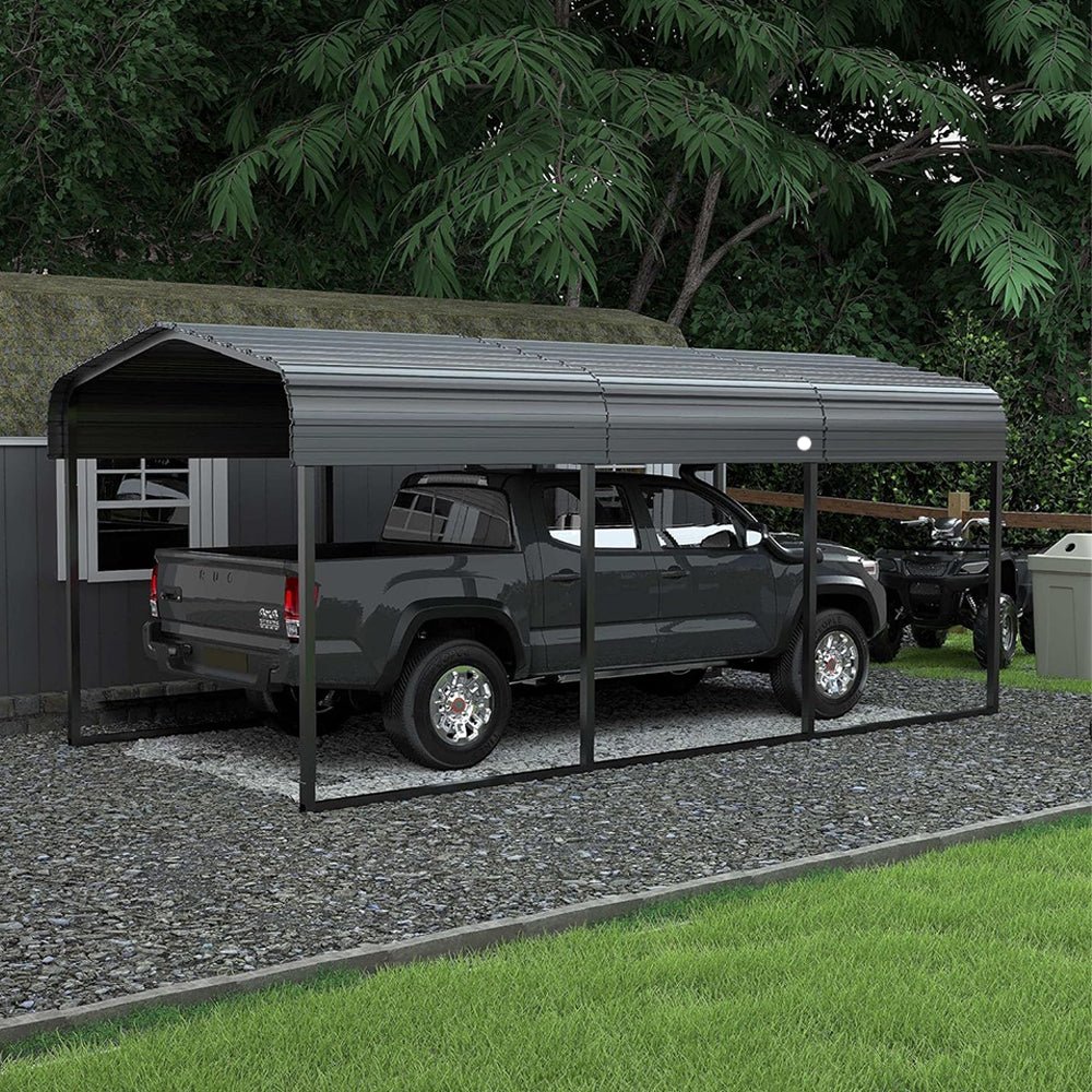 [10x15FT] MPT Large Heavy Duty Outdoor Metal Carport For Cars, Trucks And Boats - Image 4