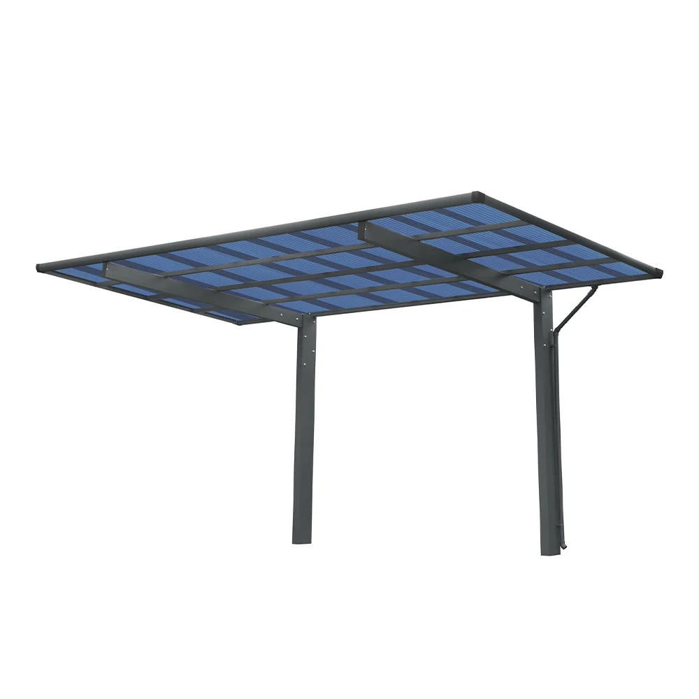 [10x17FT] Extra Large Heavy Duty Outdoor Aluminum Single Side Carport With Galvanized Metal Roof - Image 5