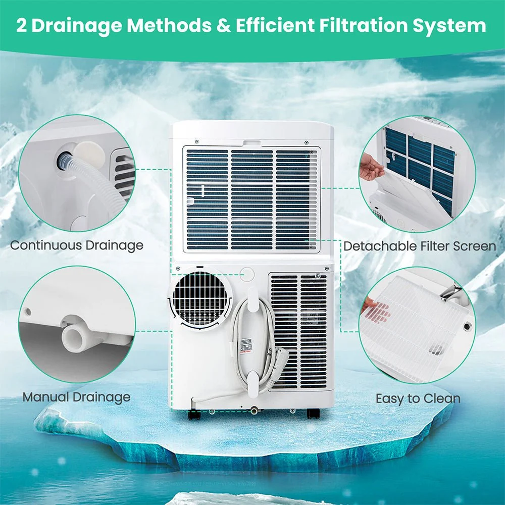 12K BTU Portable Freestanding AC Unit With Remote & App Control (93471825) - Image 7