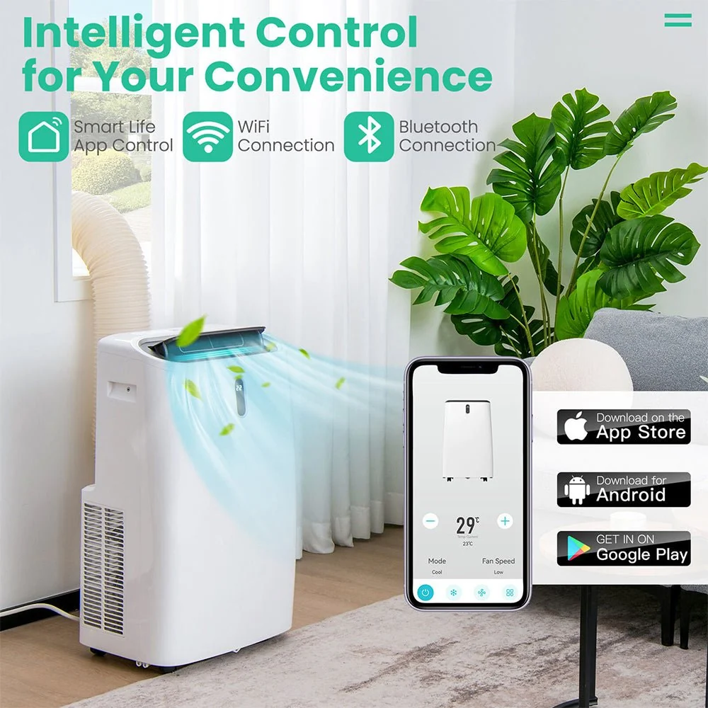 12K BTU Portable Freestanding AC Unit With Remote & App Control (93471825) - Image 9