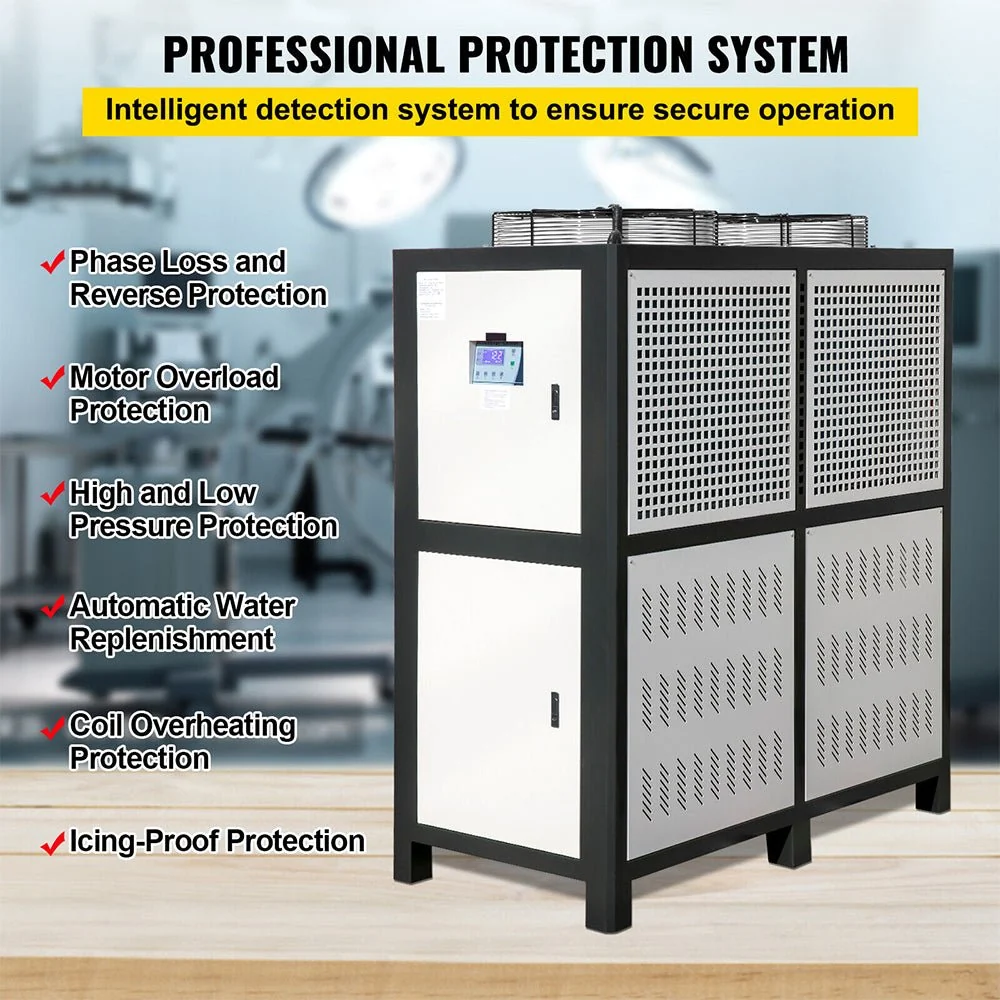 15 Ton Smart Air-Cooled SS Industrial Water Chiller With LCD Display & 150L Water Tank, 15HP (95201436) - Image 7