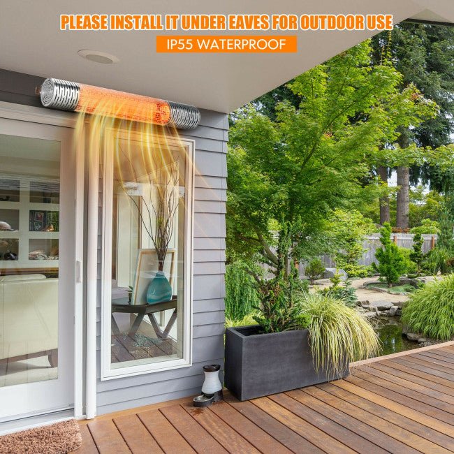 1500W Electric Indoor/Outdoor Waterproof Infrared Patio Heater W/ 2 Power Settings (91826957) - Image 6
