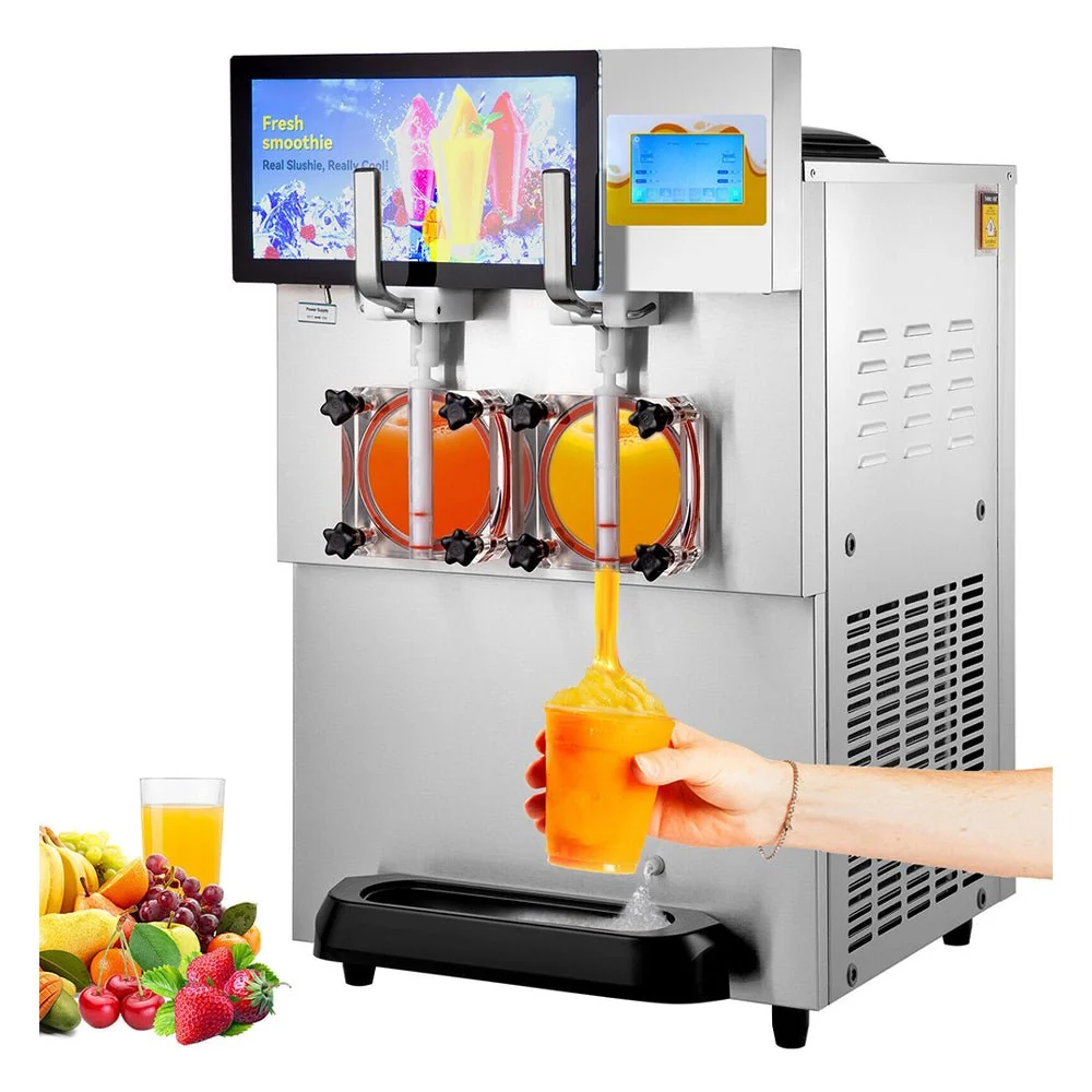 16L Commercial Double Frozen Margarita Ice Slushie Drink Maker Machine, 1155W - Image 7