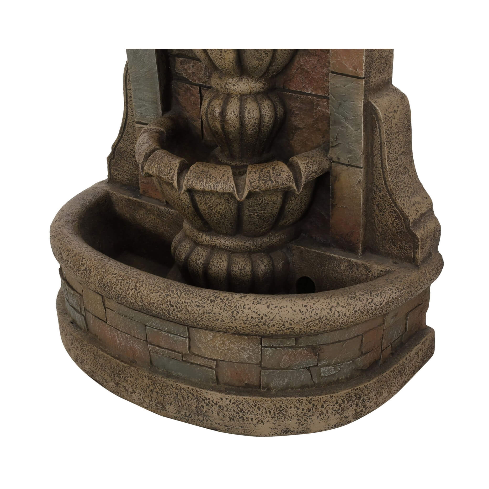 29" Tall Outdoor Weather-Resistant Faux Stone Floor Fountain (SAK63421) - Image 12
