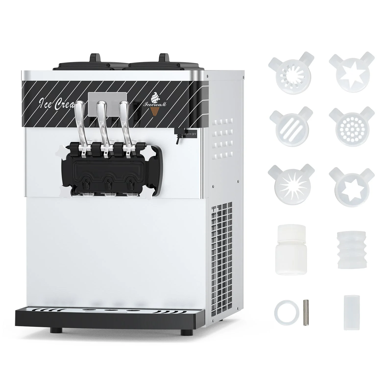 3 Flavor Soft Serve Commercial Ice Cream Maker Machine (97582146) - Image 10