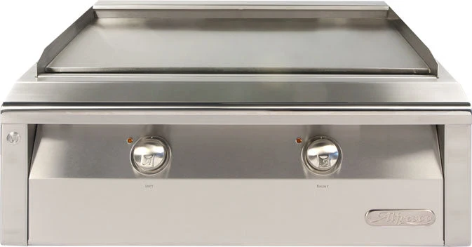 Alfresco 30" Dual Zone, Thematically Controlled Gas Griddle MOUNTED ON A30” STANDARD, 2 DOOR CART - Image 2