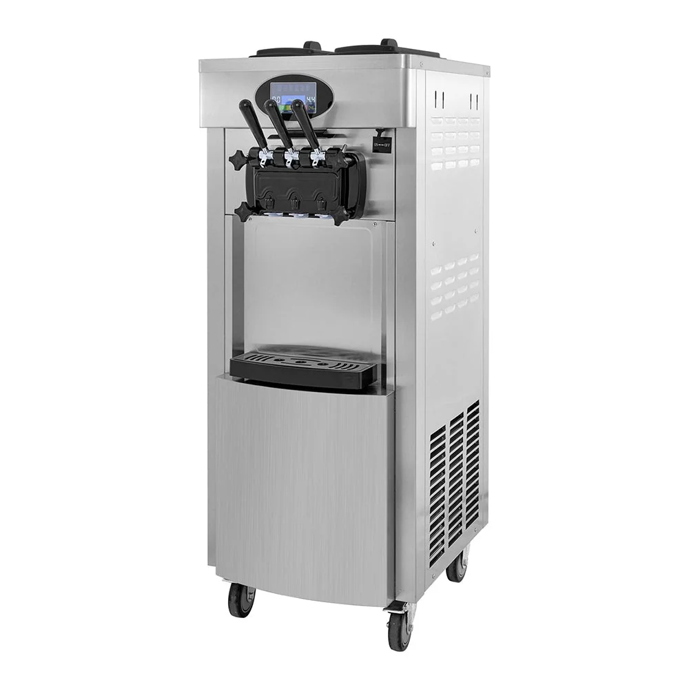 53" Freestanding 3 Flavors Commercial Soft Serve Yogurt Ice Cream Machine Maker With Auto Clean (92574031) - Image 9