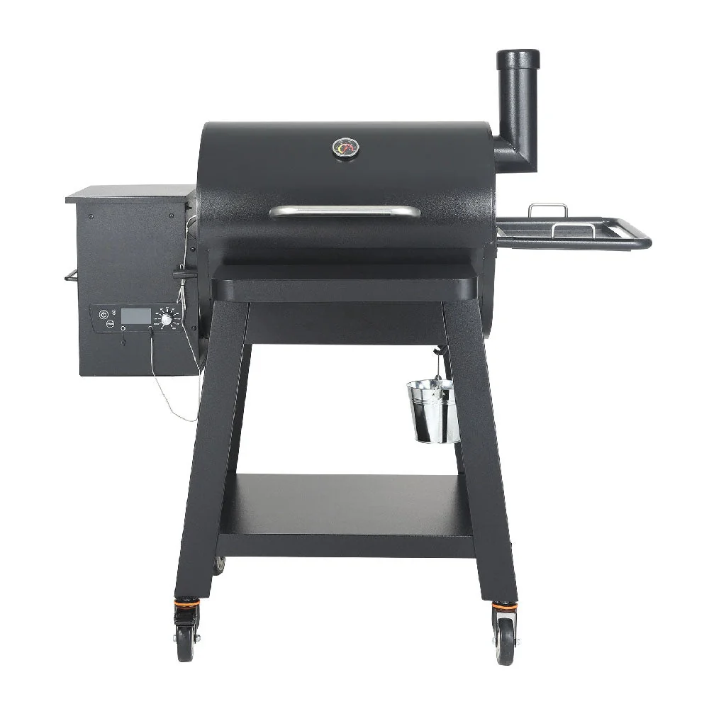 53" Heavy Duty Portable Wood Pellet BBQ Grill With Cart (93641572) - Image 13