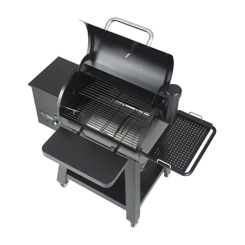 53" Heavy Duty Portable Wood Pellet BBQ Grill With Cart (93641572) - Image 7