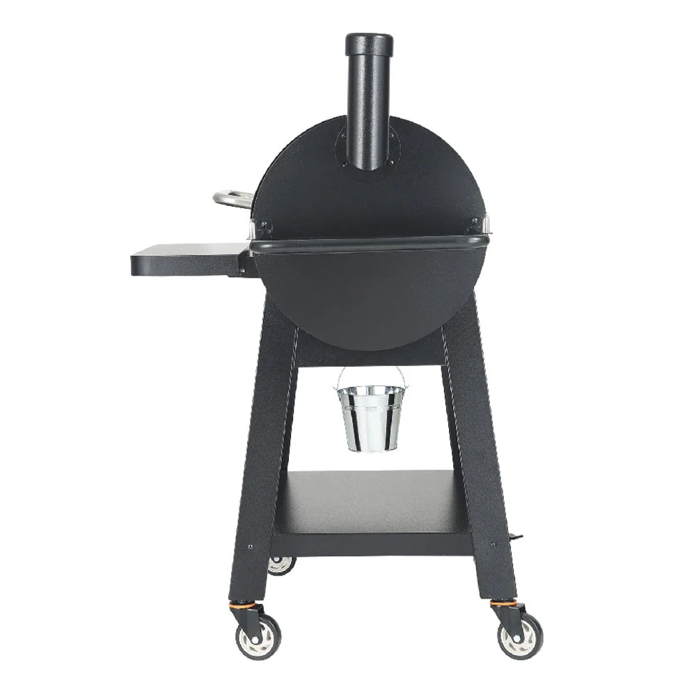 53" Heavy Duty Portable Wood Pellet BBQ Grill With Cart (93641572) - Image 9