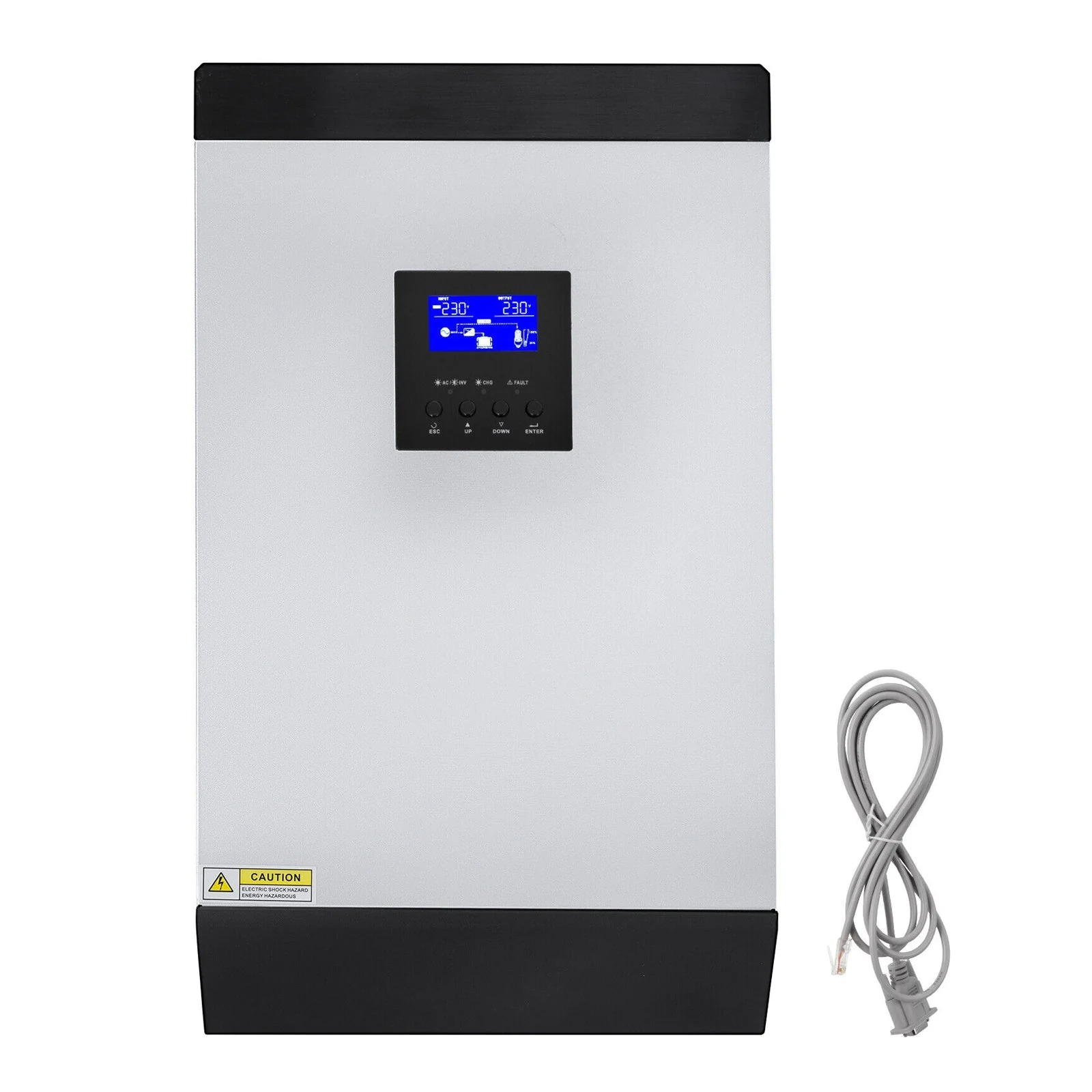 5KVA MPPT Hybrid Solar Inverter With Built-In 60A Pure Sine Charger Controller (92531074)