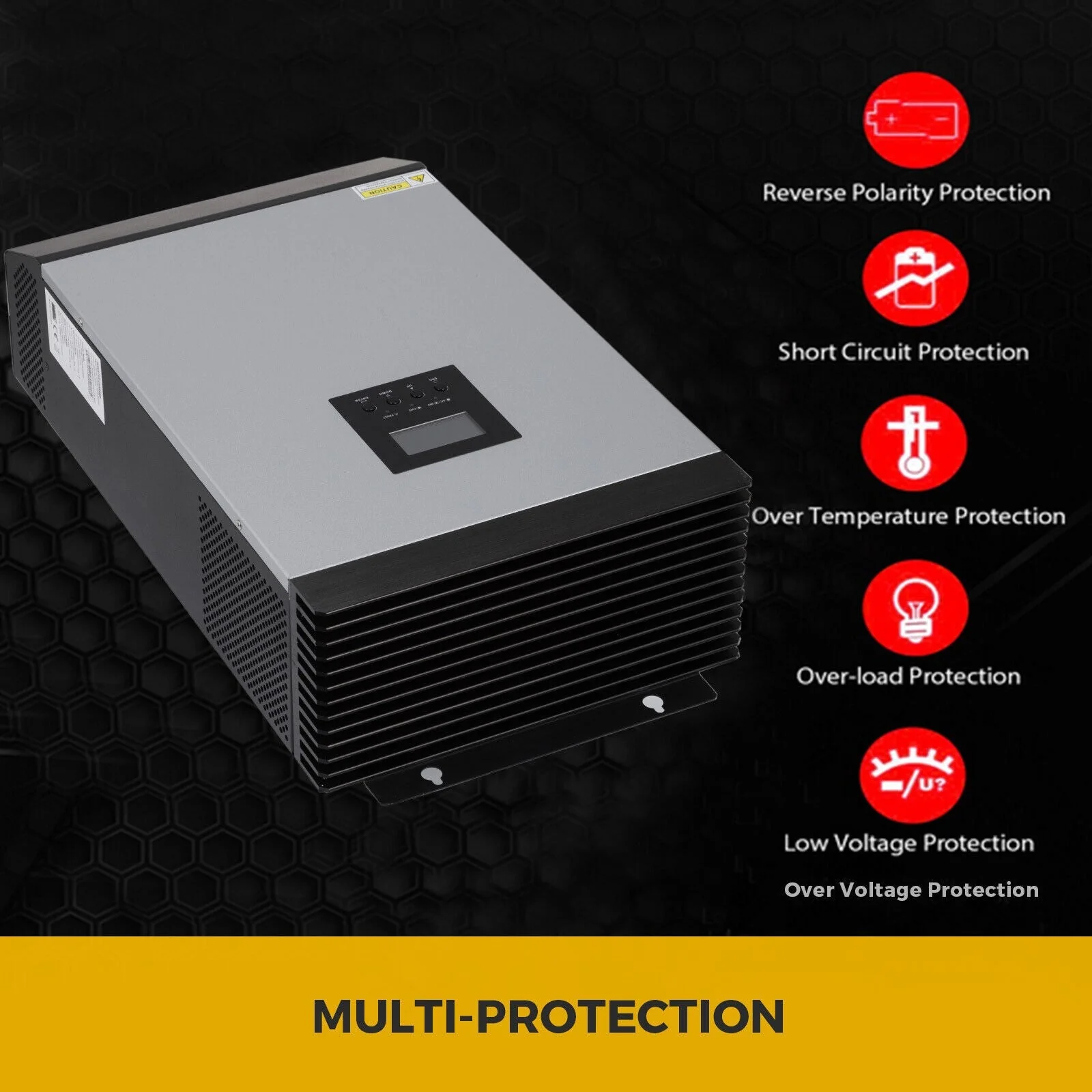5KVA MPPT Hybrid Solar Inverter With Built-In 60A Pure Sine Charger Controller (92531074) - Image 6