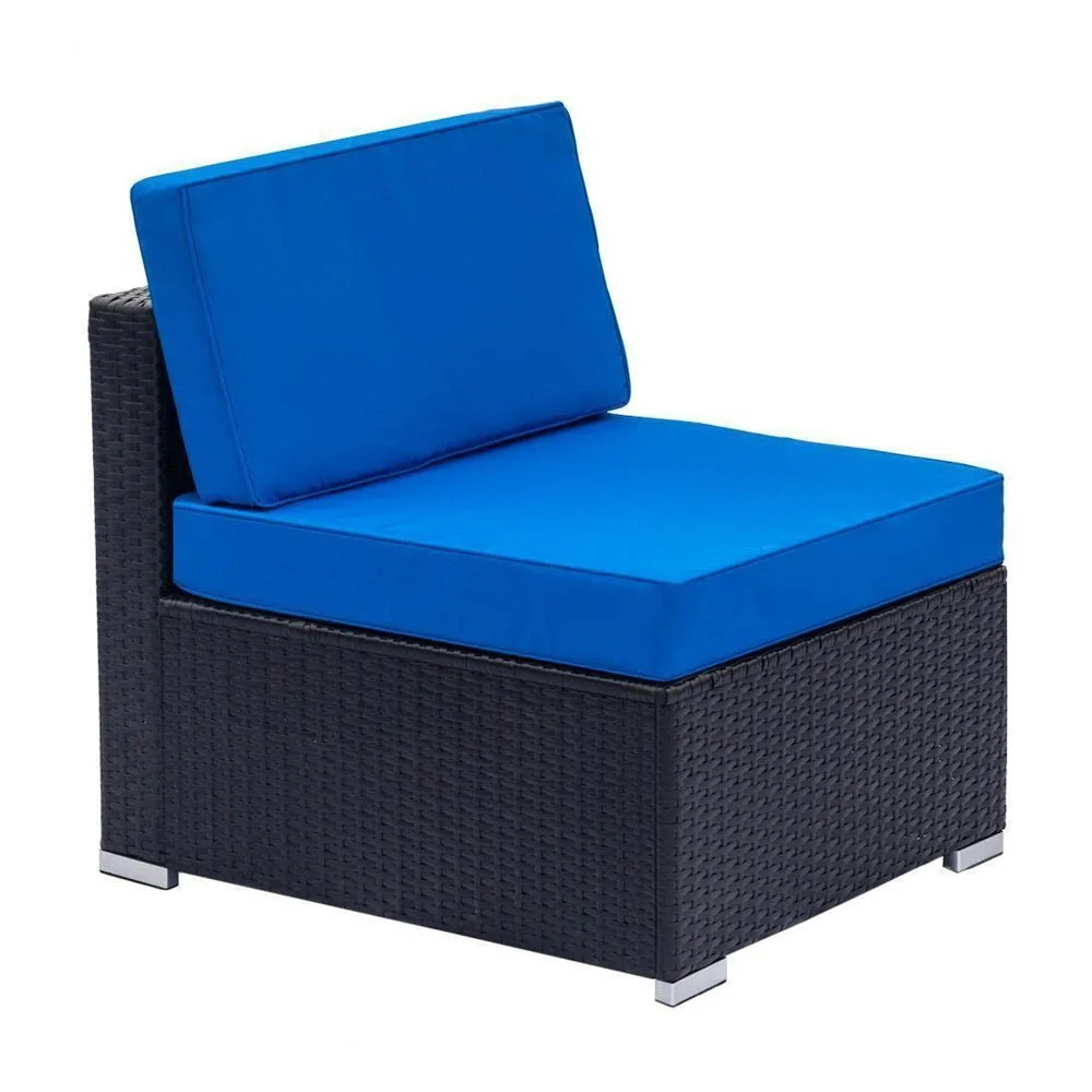 7PCS Outdoor Cushioned Patio Rattan Wicker Sofa Sectional Furniture Set (93875941) - Image 10