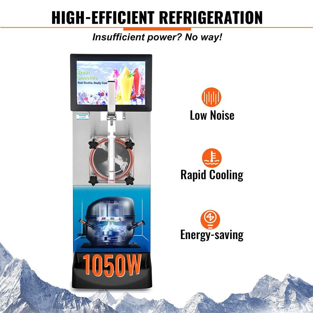 8L Commercial Single Frozen Margarita Ice Slushy Drink Maker Machine, 1050W (97420618) - Image 9