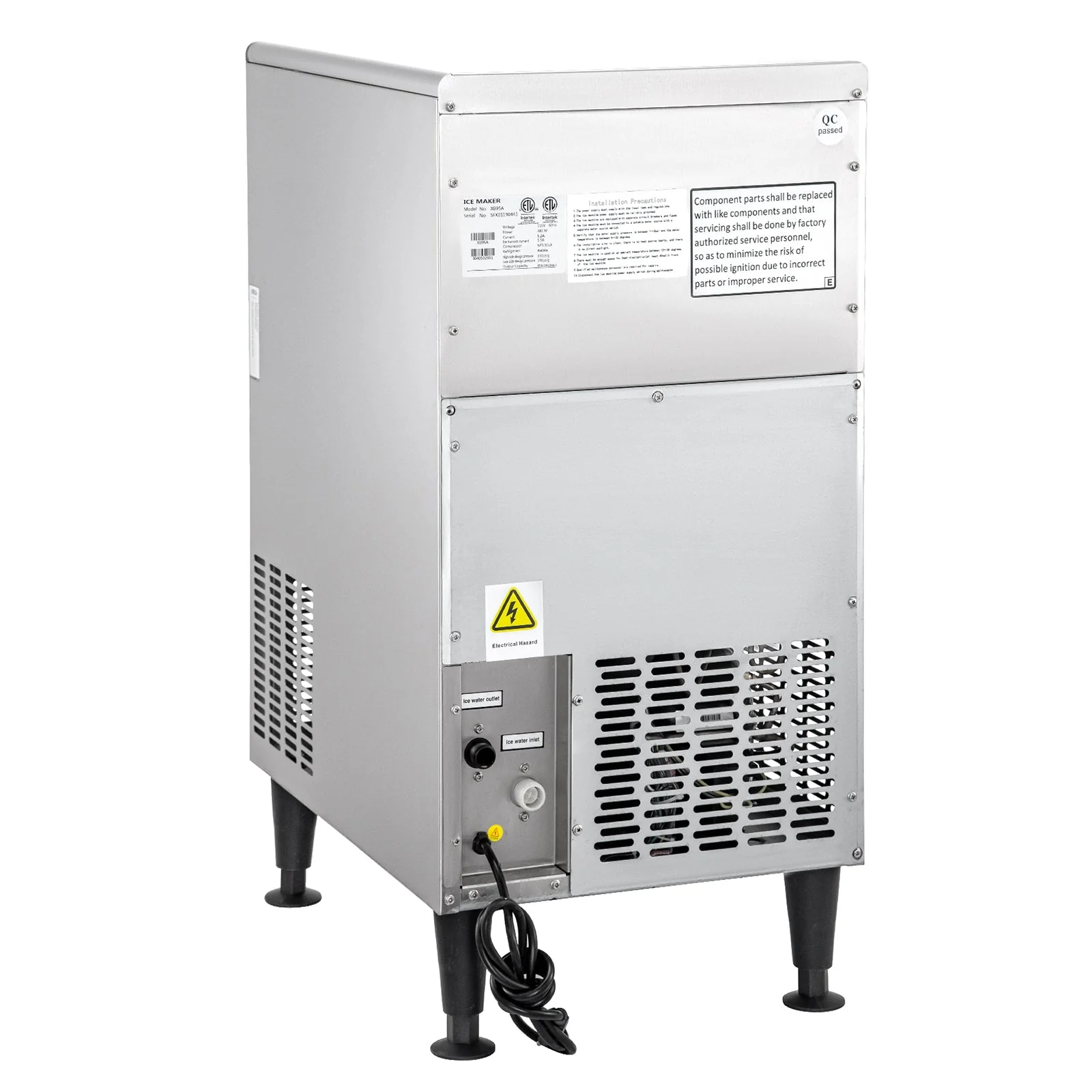 95LBS 110V/510W Freestanding Commercial Ice Cube Maker Machine (91312343) - Image 2