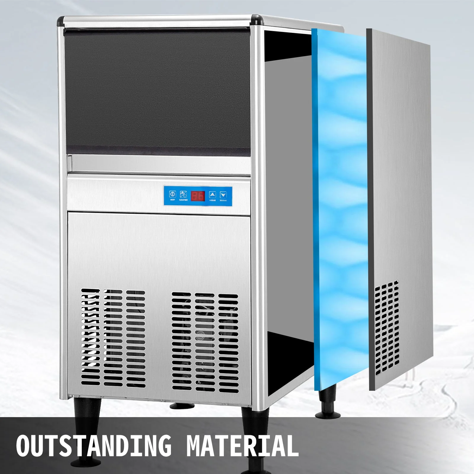 95LBS 110V/510W Freestanding Commercial Ice Cube Maker Machine (91312343) - Image 5