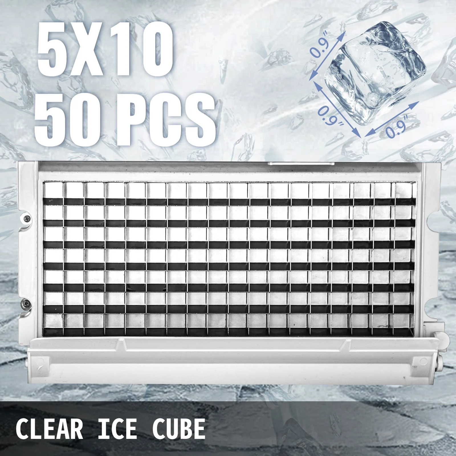 95LBS 110V/510W Freestanding Commercial Ice Cube Maker Machine (91312343) - Image 6