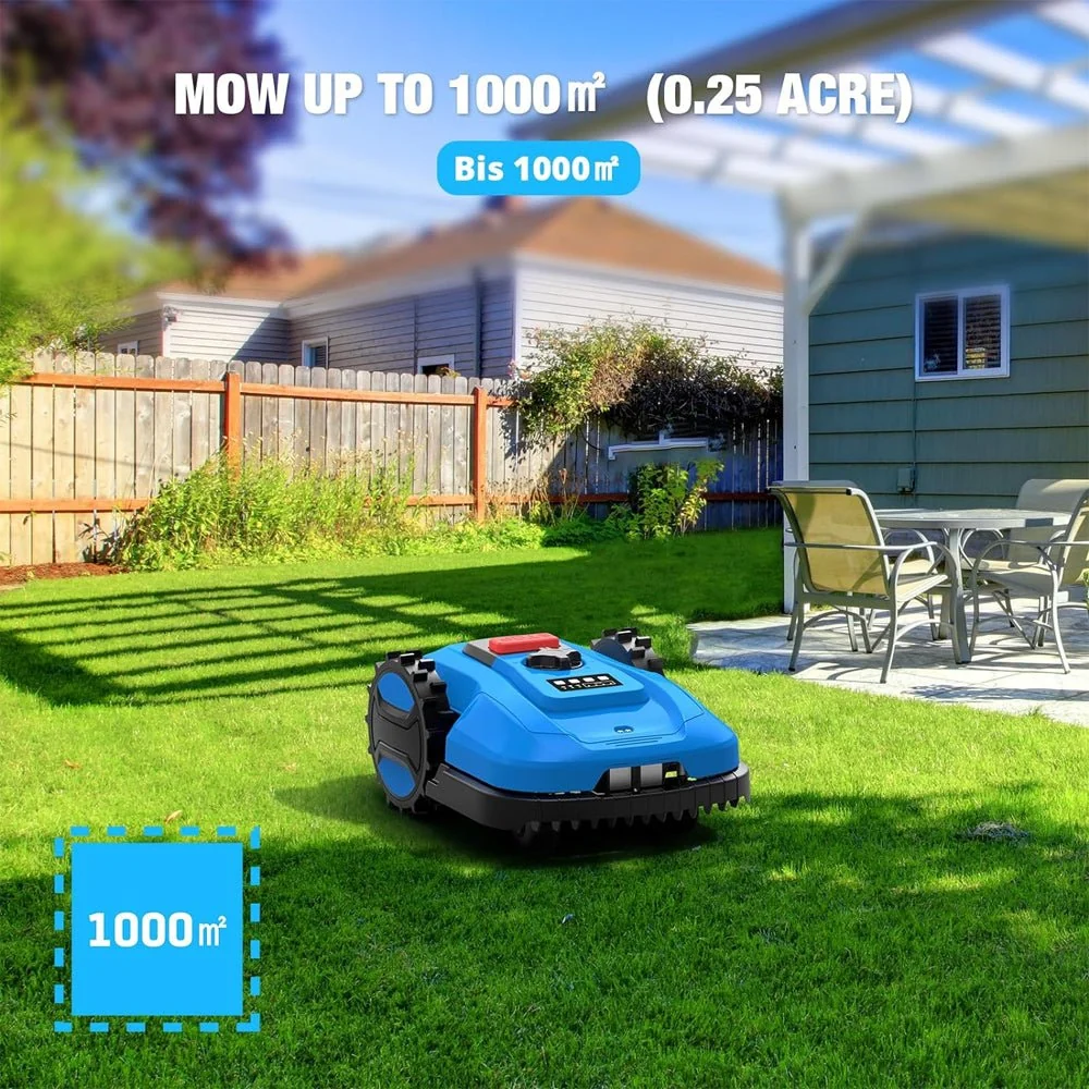 ACM 20V/4.0AH Smart Self-Charging Powerful Electric Automatic Lawn Mower With App Control (92468315) - Image 2