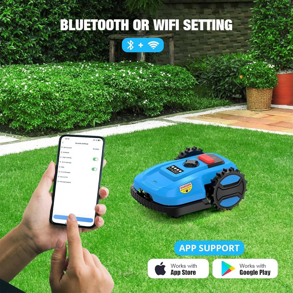 ACM 20V/4.0AH Smart Self-Charging Powerful Electric Automatic Lawn Mower With App Control (92468315) - Image 3