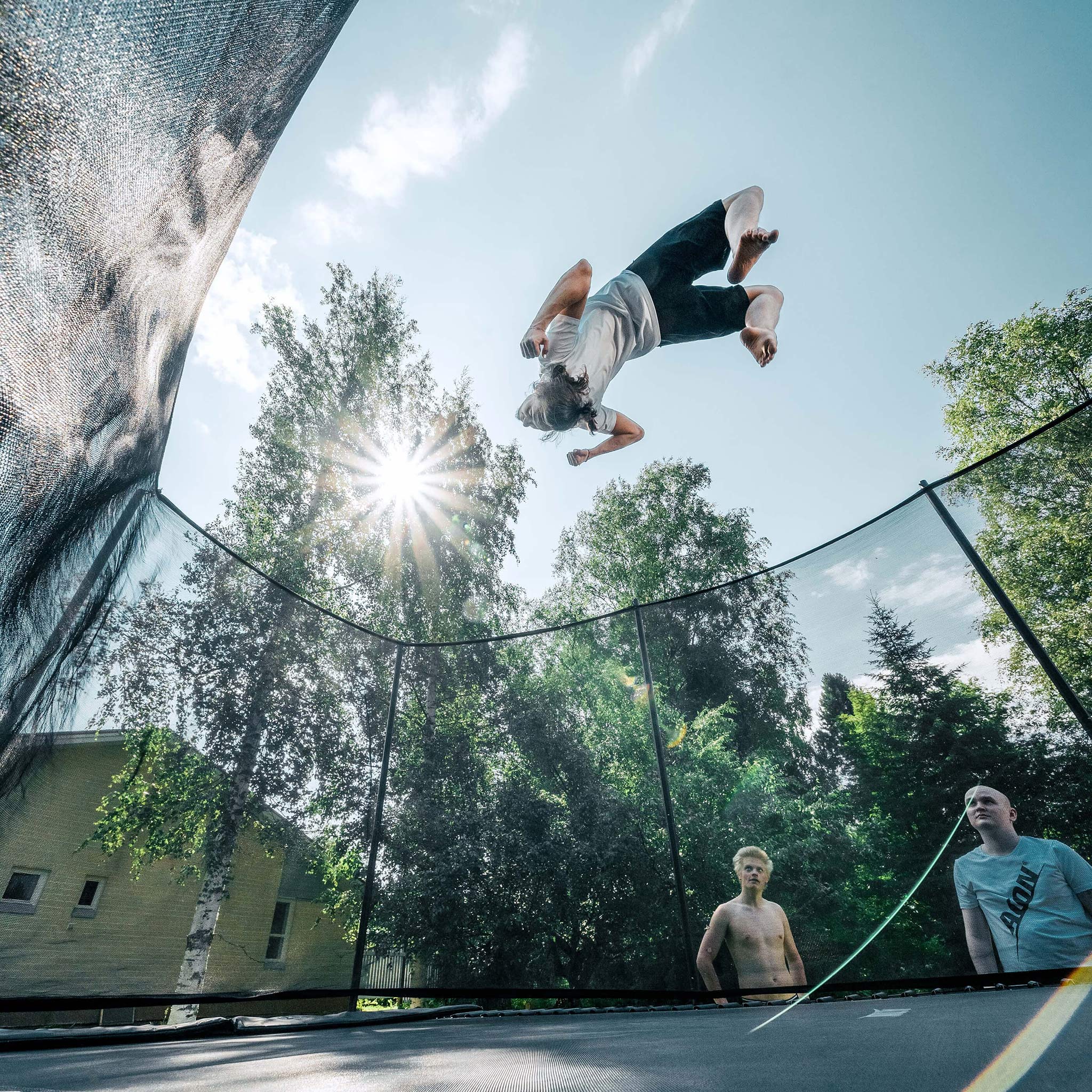 ACON 16 HD PRO Rectangular Trampoline with Net and Ladder - Image 2