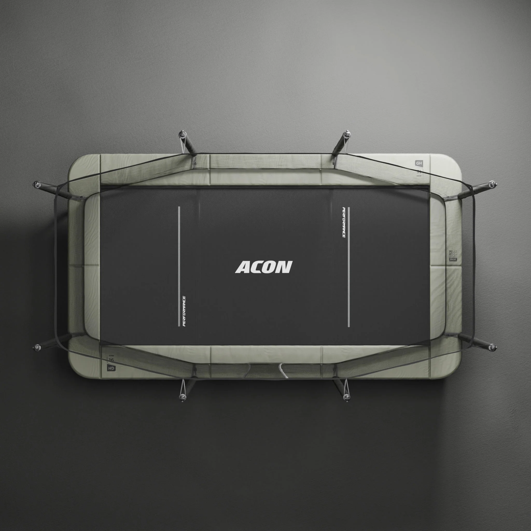 ACON 16 HD PRO Rectangular Trampoline with Net and Ladder - Image 8