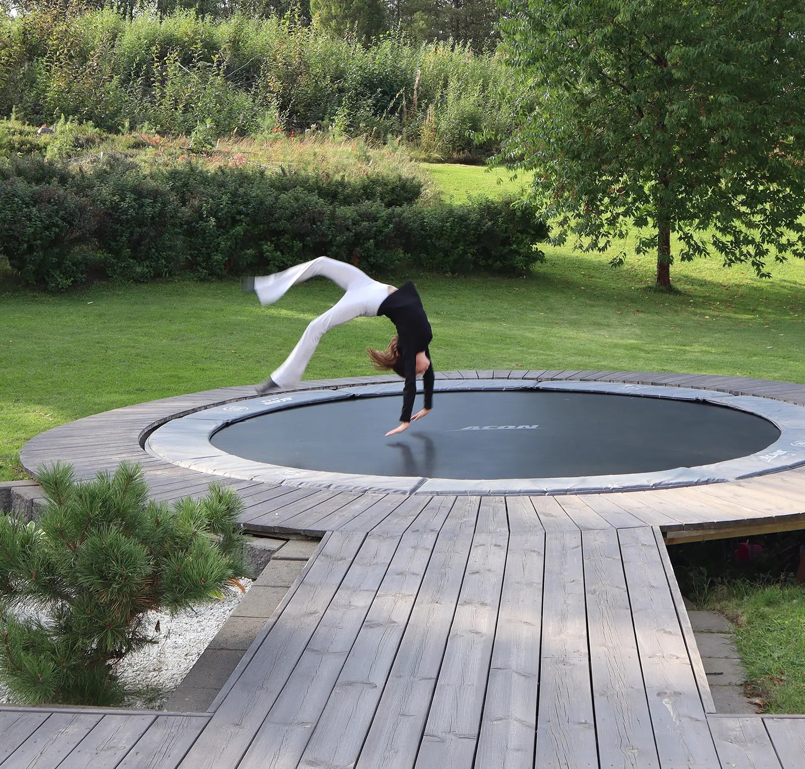 ACON Air 12ft Round Trampoline with Safety Net and Ladder, GEN 2.0 - Image 12