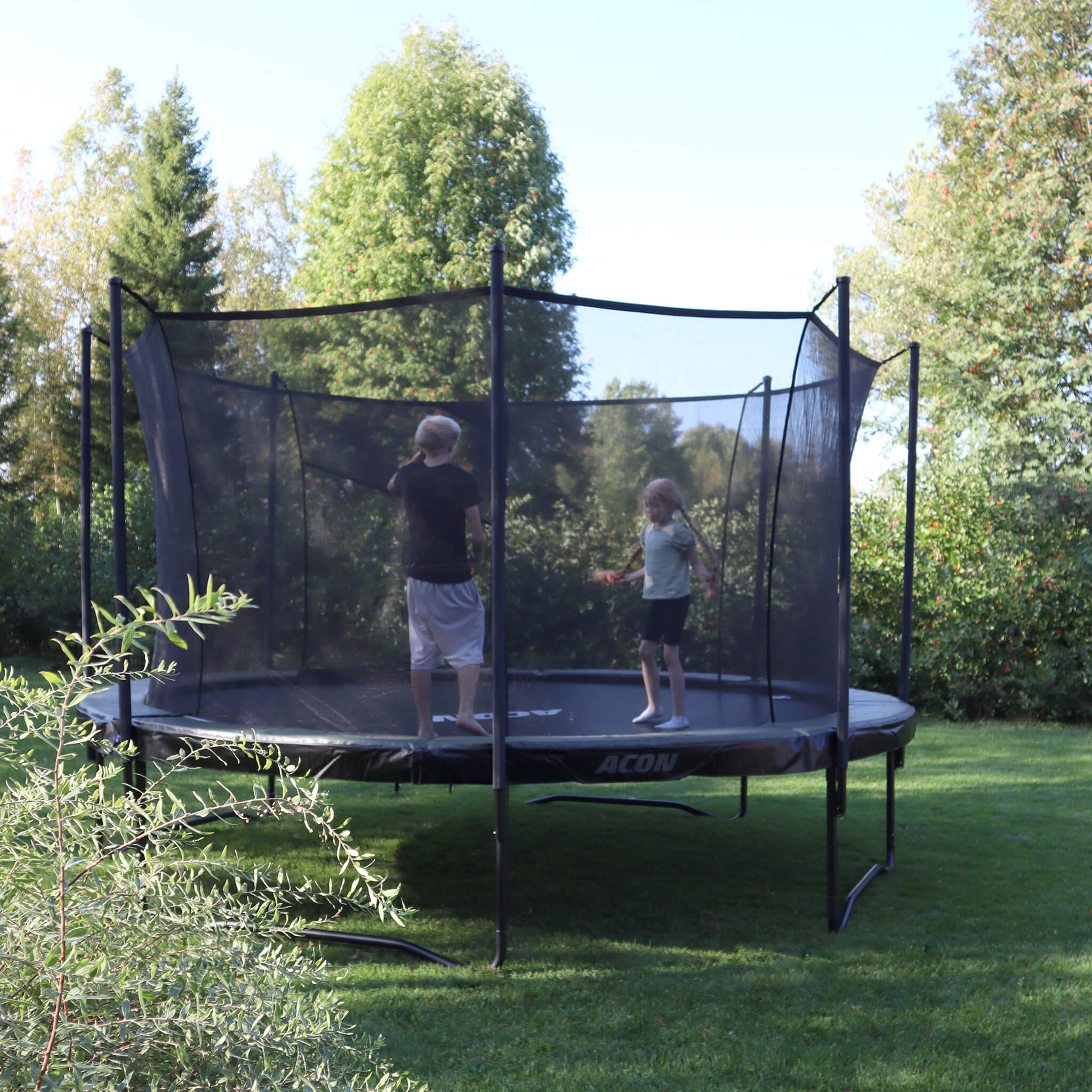 ACON Air 14ft Round Trampoline with Safety Net and Ladder, GEN 2.0 - Image 2