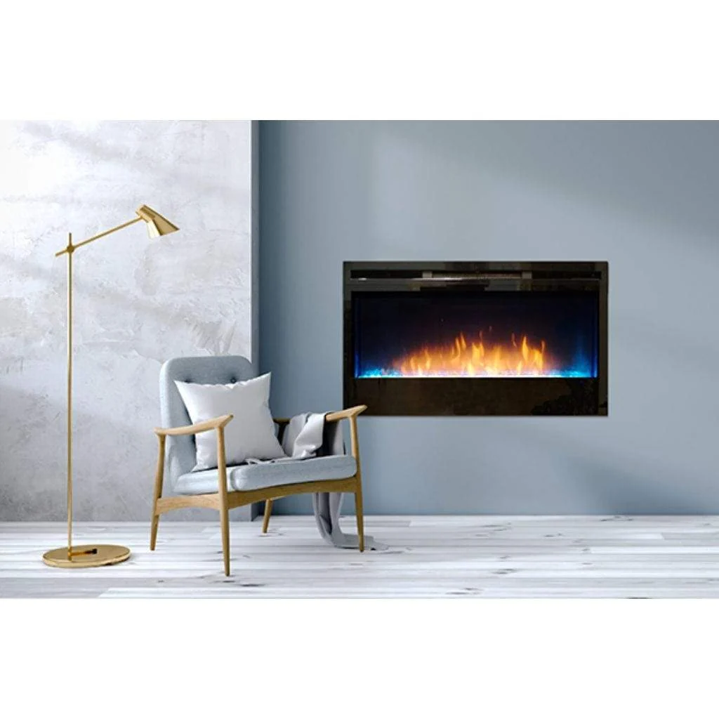 American Hearth 34-inch Nexfire Linear Electric Fireplace EBL34 - Image 2