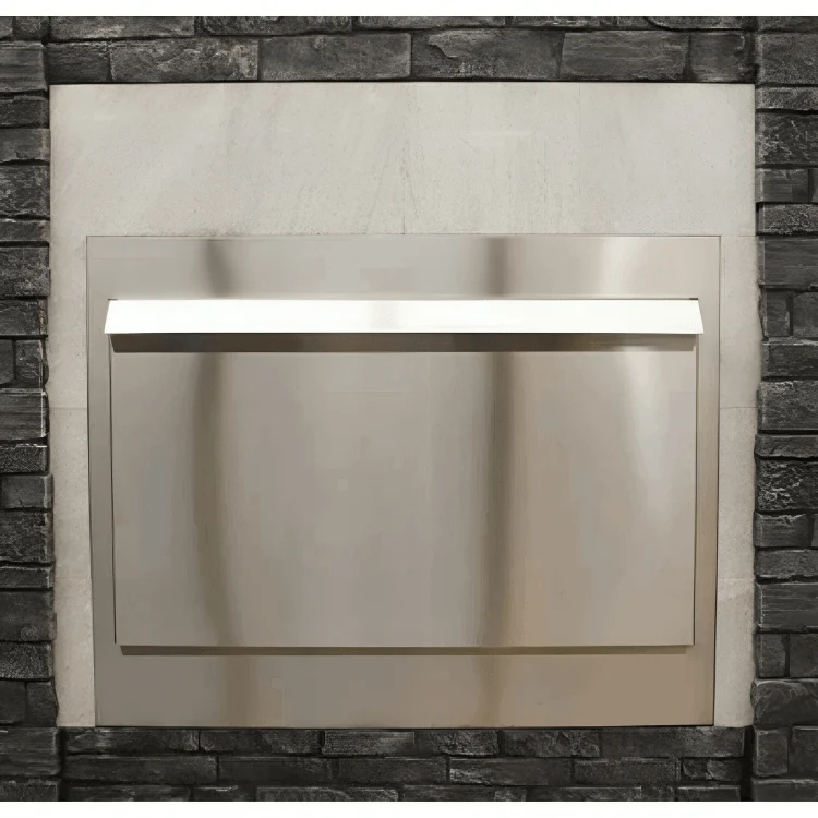American Hearth 36-inch Weather Door Stainless Steel WD36SS