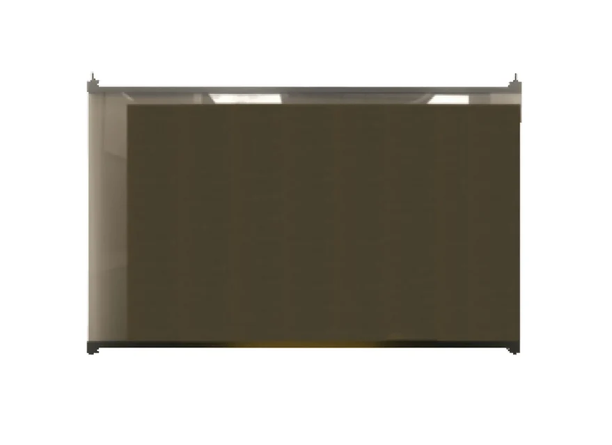 American Hearth Black Door with Glass EFGLASS