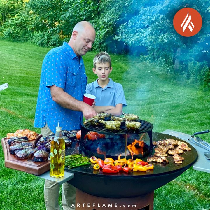 Arteflame Grill Side Warming Table Fits All 30" Grills - Image 7