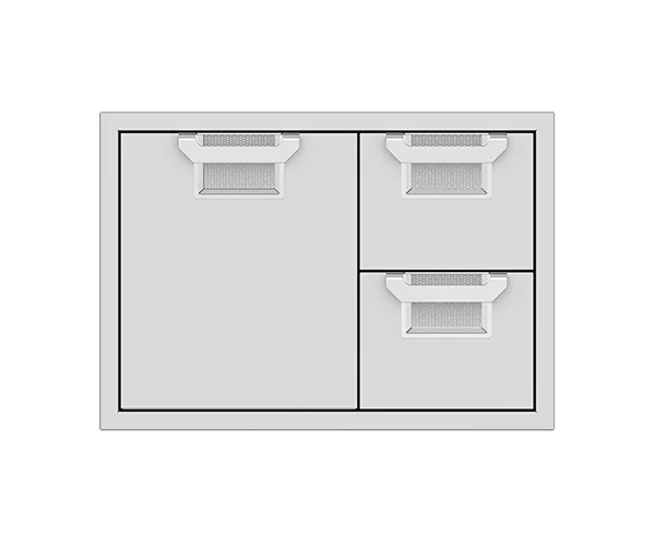 Aspire By Hestan 30" Double Drawer & Storage Drawer Combination - AESDR30