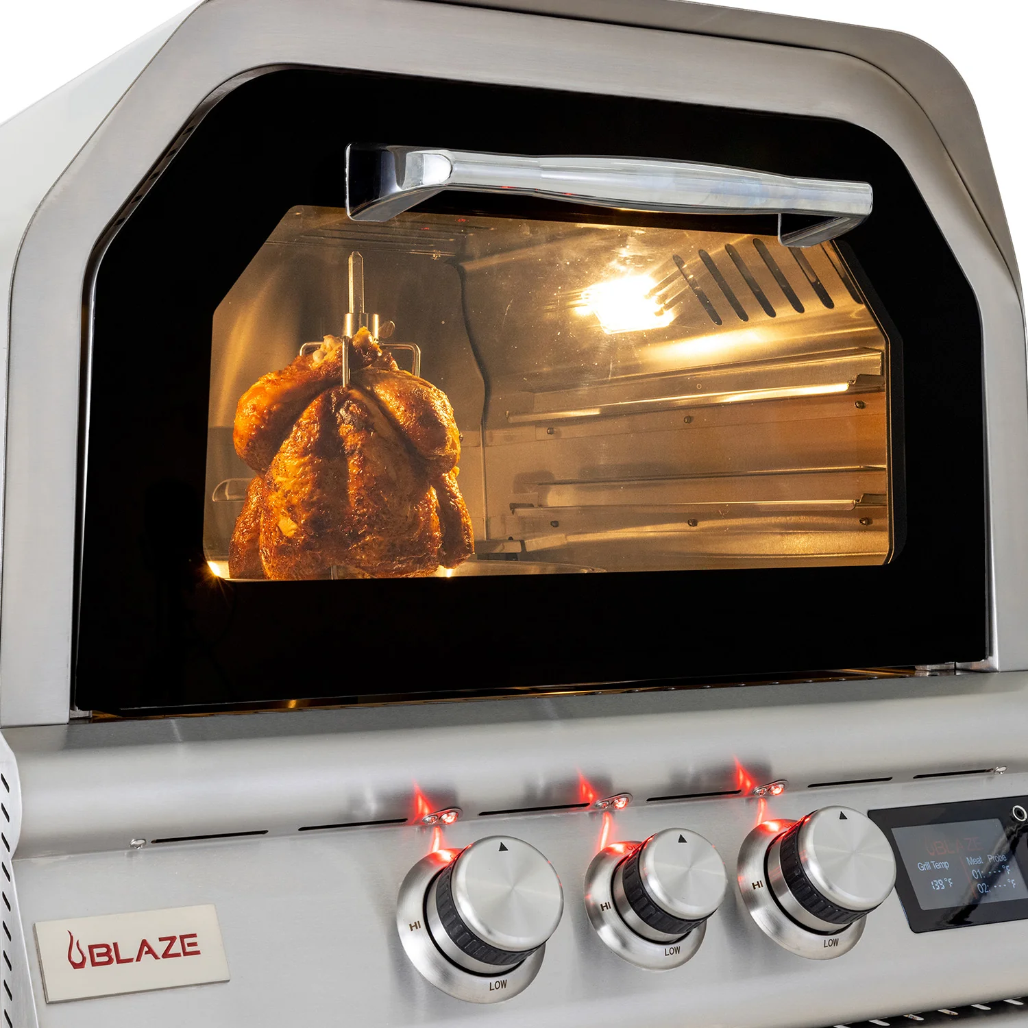 Blaze 26-Inch Gas Outdoor Oven With Rotisserie - BLZ-26-PZOVN-LP/NG - Image 10