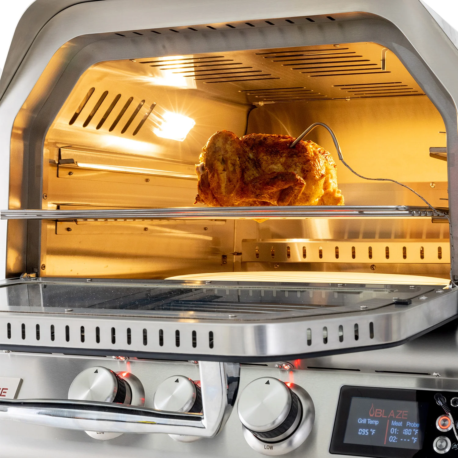 Blaze 26-Inch Gas Outdoor Oven With Rotisserie - BLZ-26-PZOVN-LP/NG - Image 11
