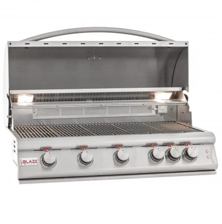 Blaze LTE 40-Inch 5-Burner Gas Grill with Rear Burner and Built-in Lighting System - BLZ-5LTE2-LP/NG - Image 14