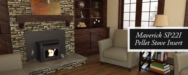 Breckwell 22" Maverick Pellet Insert - SP22I - Image 4