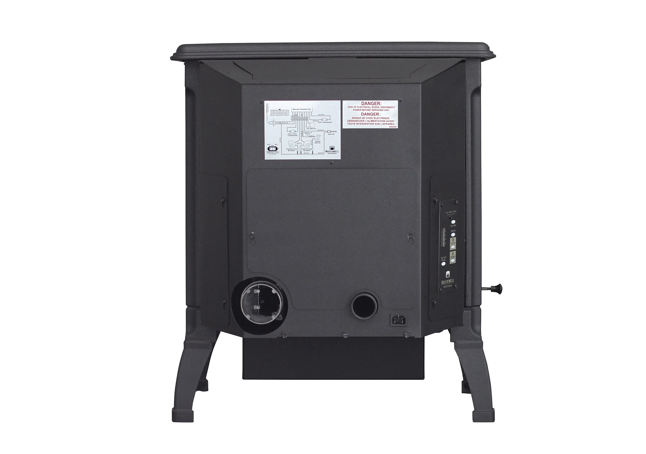 Breckwell Classic Cast Pellet Stove - SPC4000 - Image 9