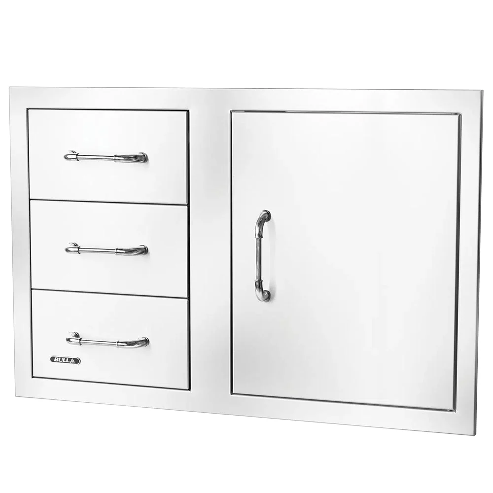 Bull Access Door with Three Drawer Combo, 30-Inch - Image 2