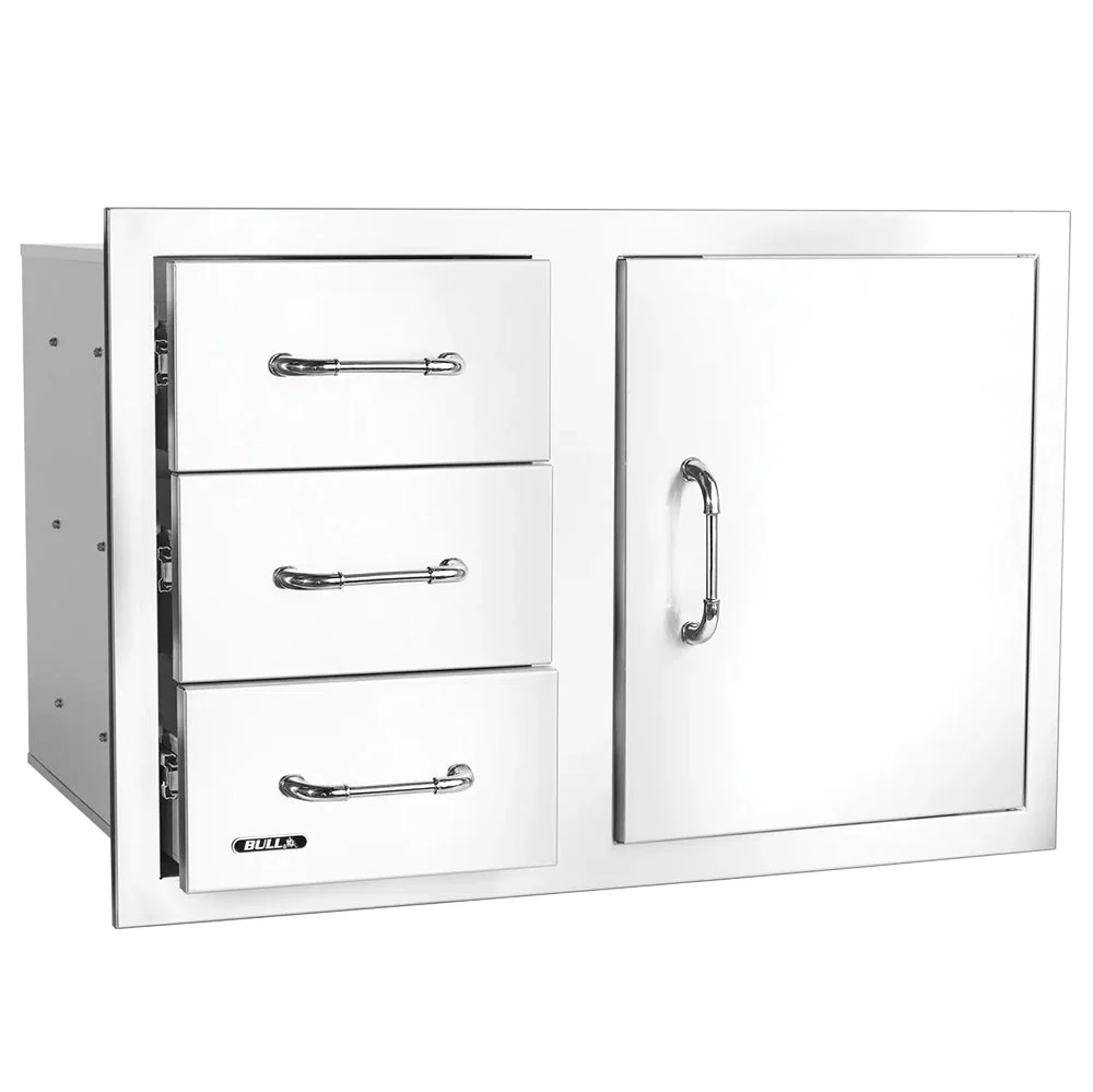 Bull Access Door with Three Drawer Combo, 30-Inch - Image 3