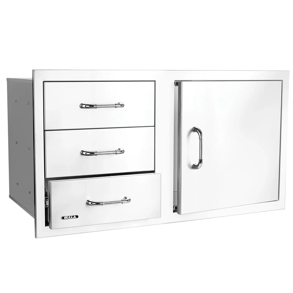 Bull Access Door with Three Drawer Combo, 38-Inch - Image 4