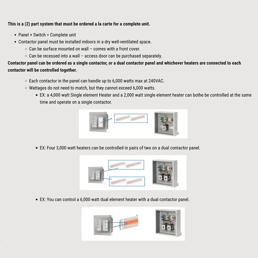 Bull Dual Heater Contactor Panel with Digital Timer - Image 2