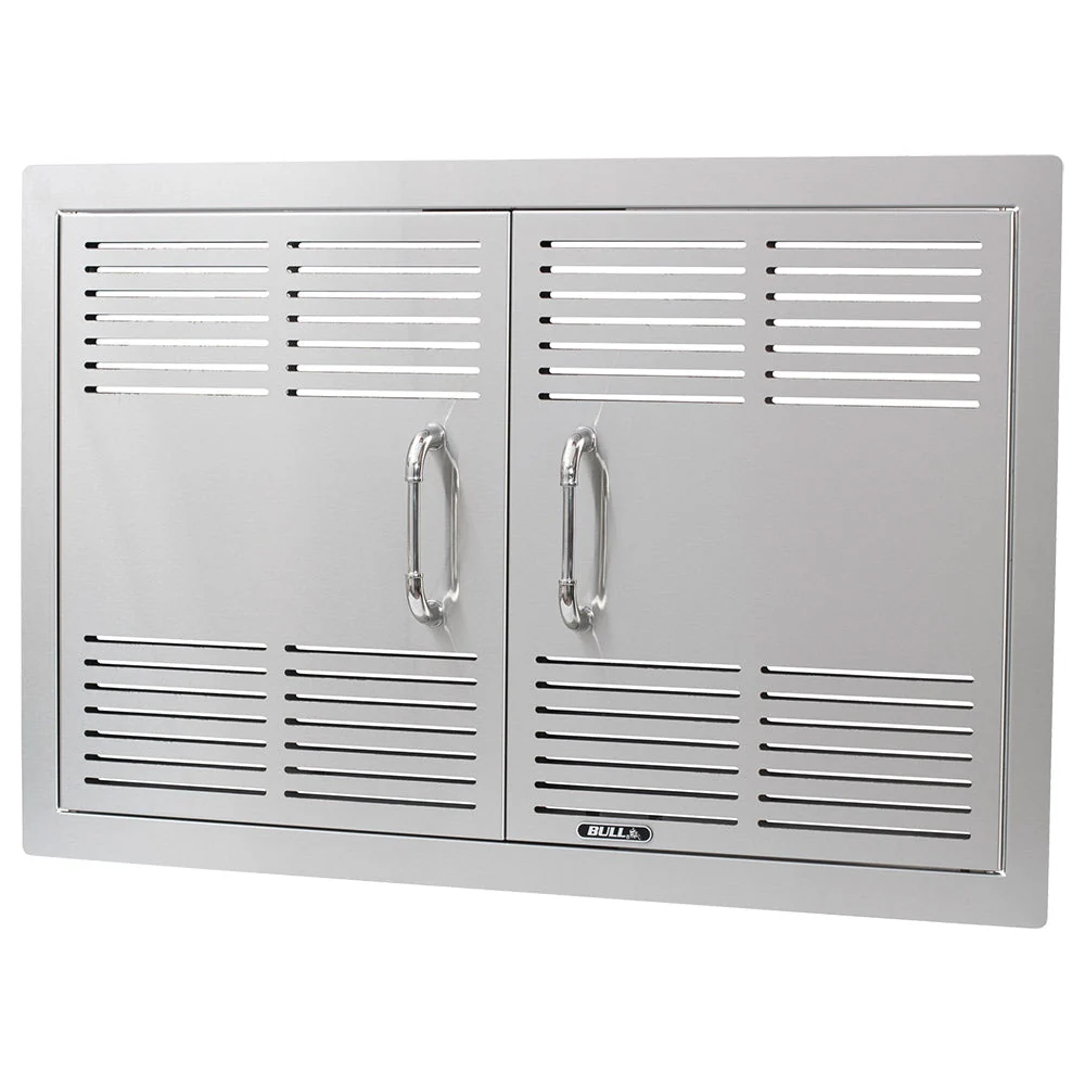 Bull Dual Lined Vented Double Access Door, 30-Inch