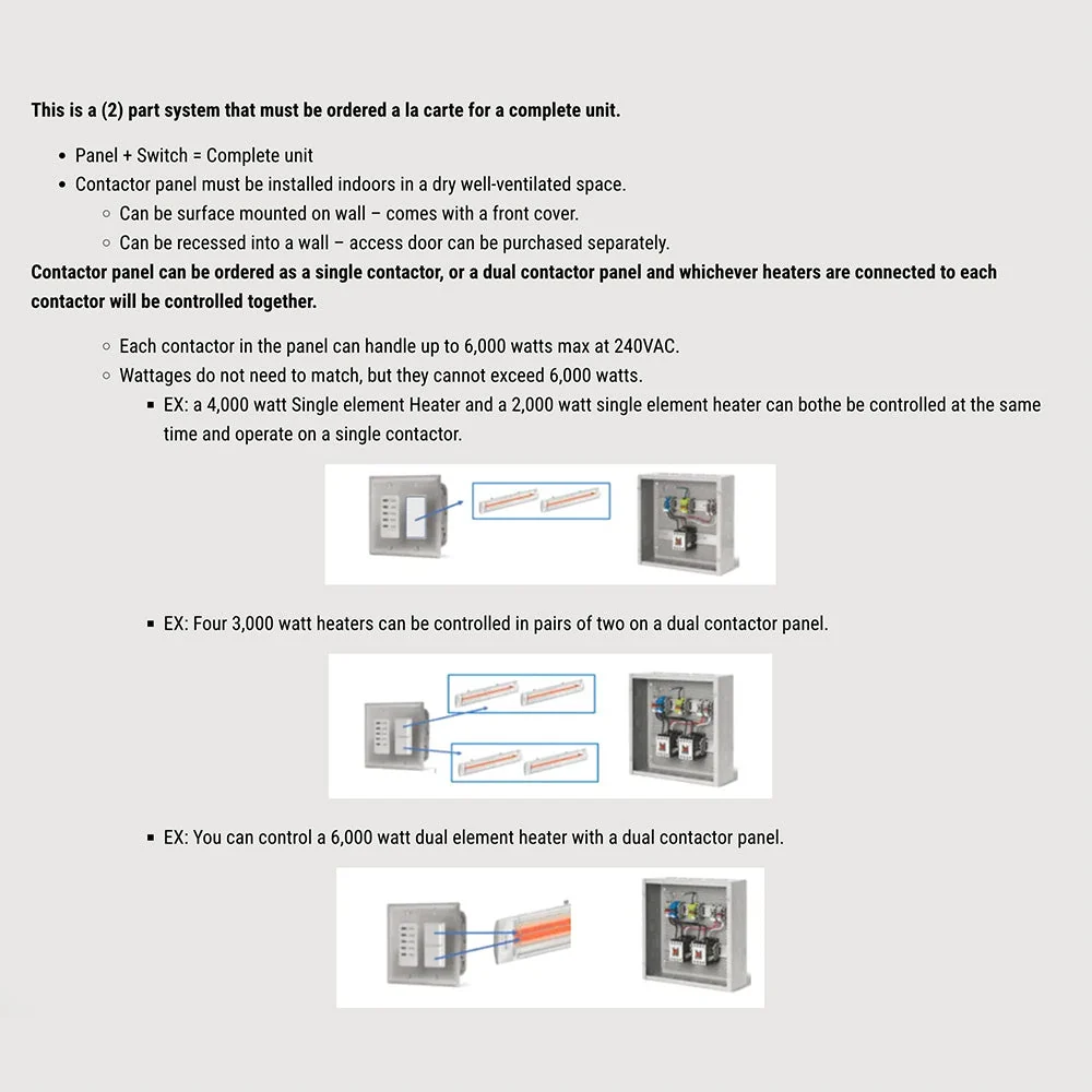 Bull Single Heater Contactor Panel with Digital Timer - Image 2
