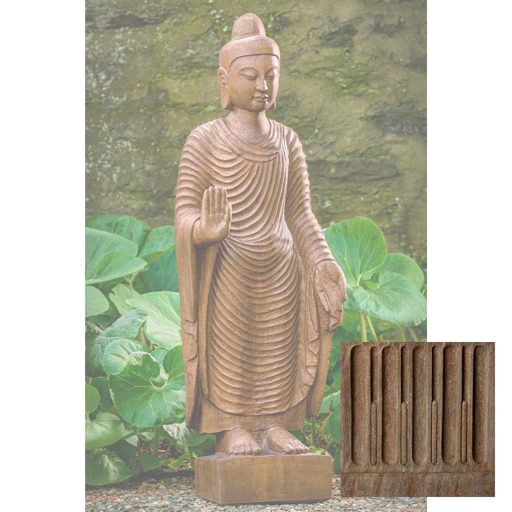 Campania Abhaya Buddha Garden Statue - OR-186 - Image 2
