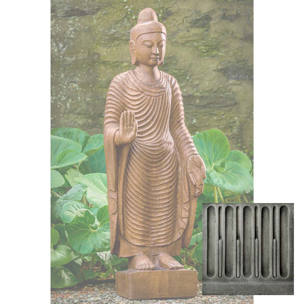 Campania Abhaya Buddha Garden Statue - OR-186 - Image 3