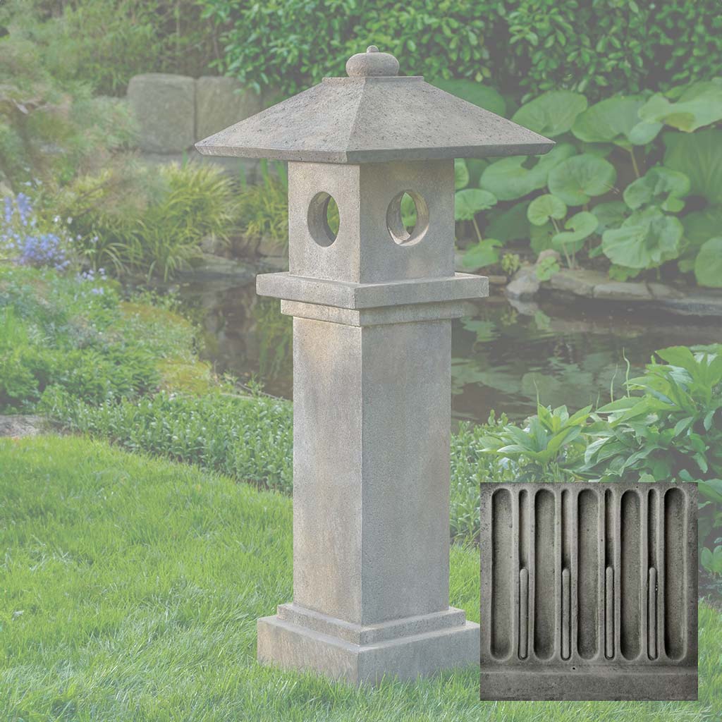 Campania Aizu Lantern Garden Statue - OR-190 - Image 3