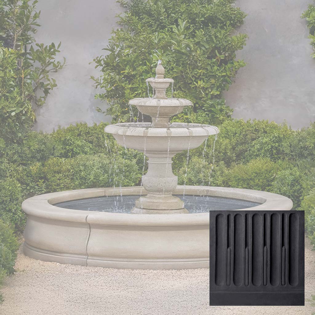 Campania Alessia Fountain in Basin - FT-443 - Image 12