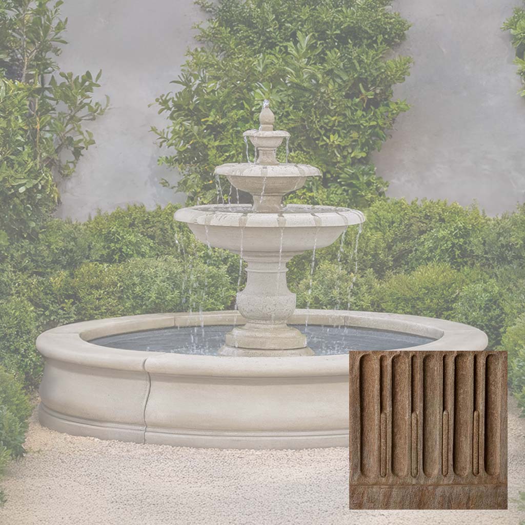 Campania Alessia Fountain in Basin - FT-443 - Image 2