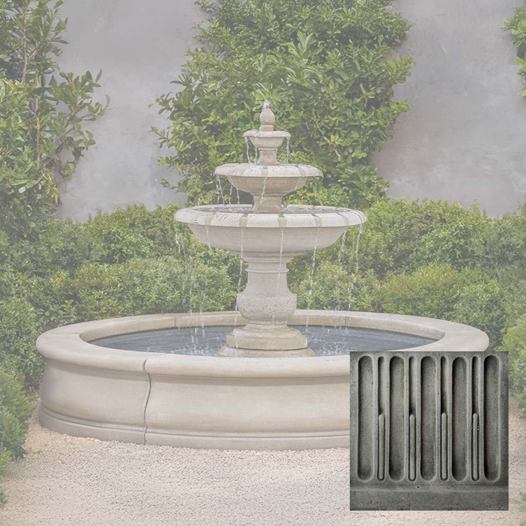 Campania Alessia Fountain in Basin - FT-443 - Image 3